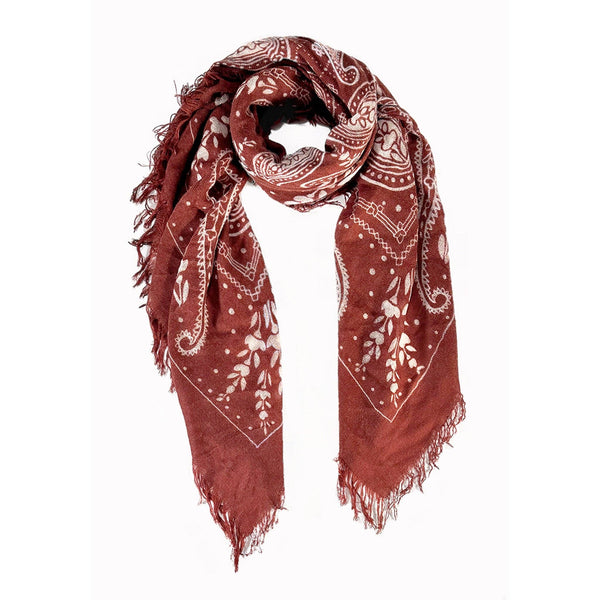 Cashmere Paisley Scarf - Bodega Nantucket
