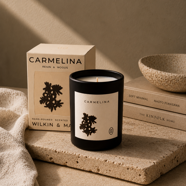 Carmelina Luxury Candle | Bergamot, Warm Woods & Vanilla