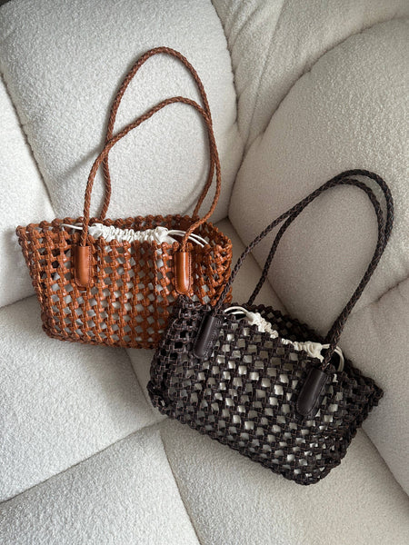 NICOLE PREMIUM - woven leather