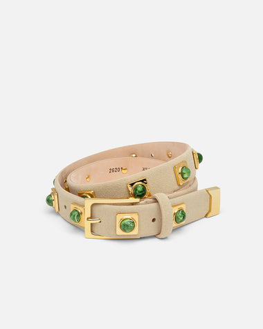No 2 Belt Oat w/Green Stone - Bodega Nantucket