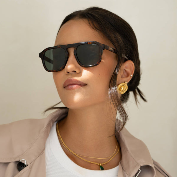 Addison Acetate Unisex Aviator Sunglasses - Bodega Nantucket