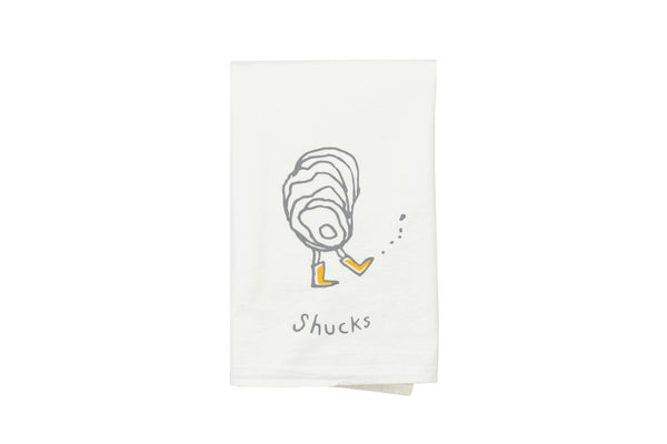 Shucks tea towel