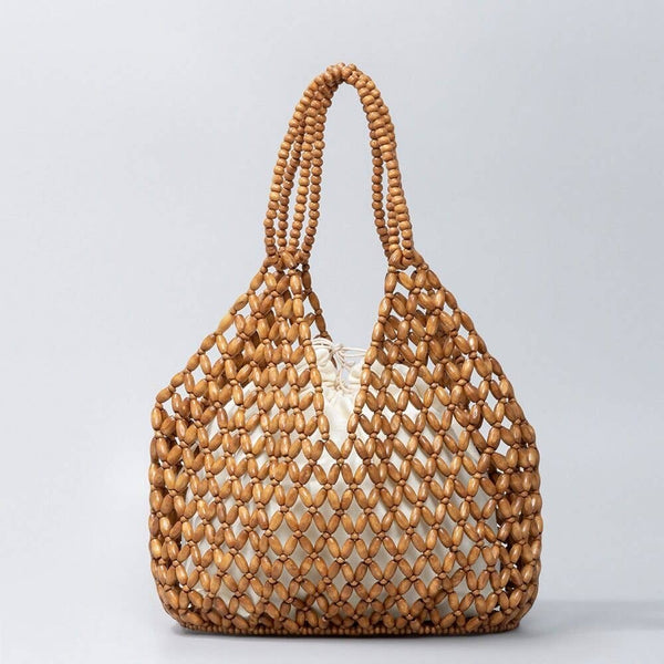 Handmade Wooden Beads Commuter Bag DP25B746