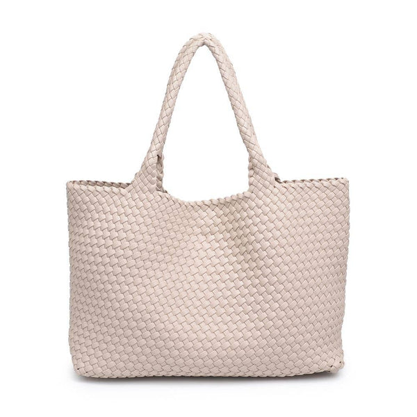 Solana Woven Vegan Leather Tote - Bodega Nantucket