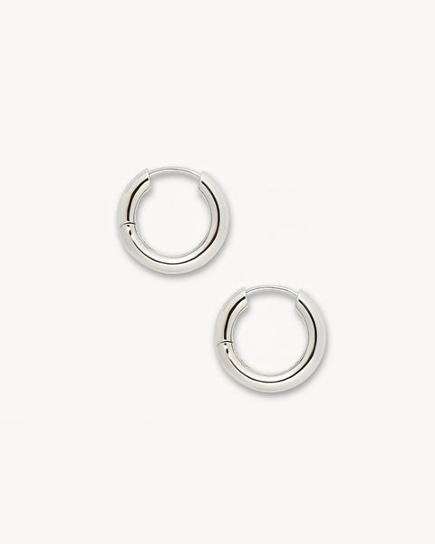 Petite Hoops in Silver - Bodega Nantucket