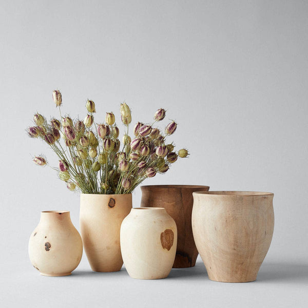 White Walnut Bell Vase - Bodega Nantucket