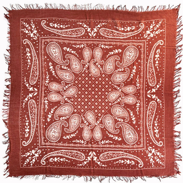 Cashmere Paisley Scarf - Bodega Nantucket