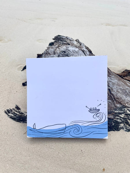 Scrimshaw notepad