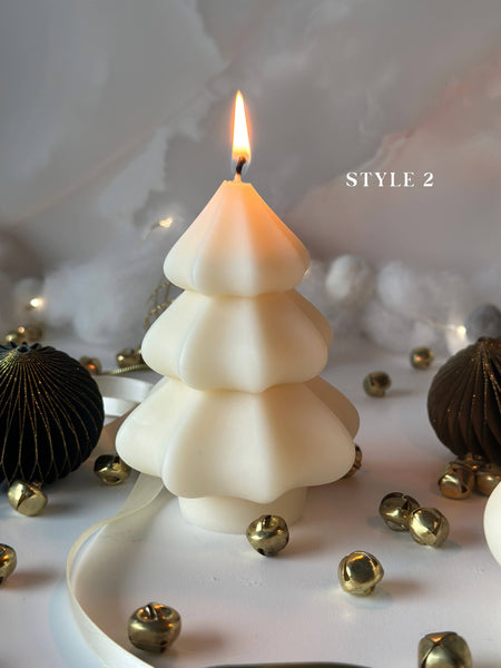 Funky Christmas Tree | Holiday Candles | Winter Decor - Bodega Nantucket