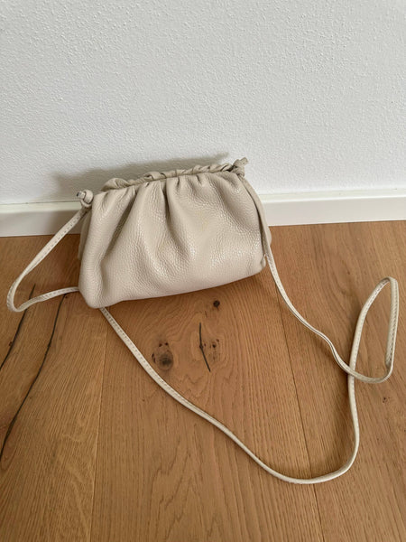 TANIA small - Genuine leather: Chocolate brown