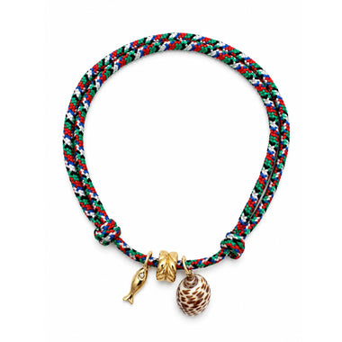 Beachcomber Paracord Charm Anklet