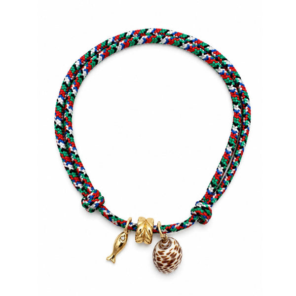 Beachcomber Paracord Charm Anklet