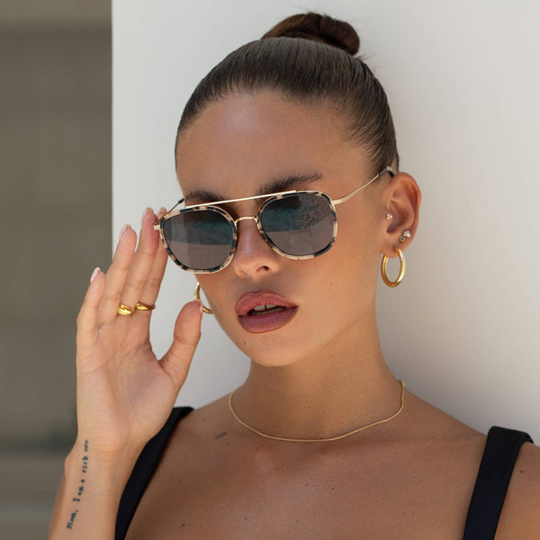 Weston Acetate Round Unisex Sunglasses - Bodega Nantucket