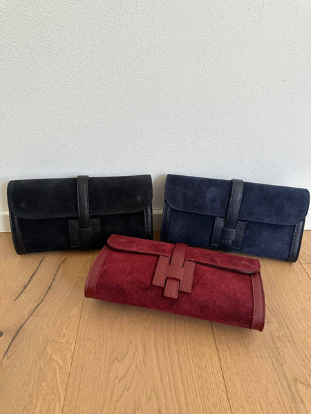 HANNAH suede- pochette con tracolla