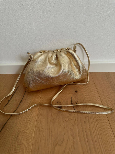 TANIA small - Genuine leather: Deep taupe
