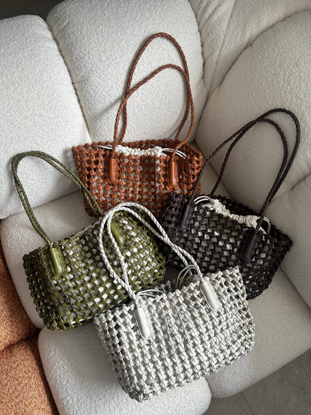 NICOLE PREMIUM - woven leather