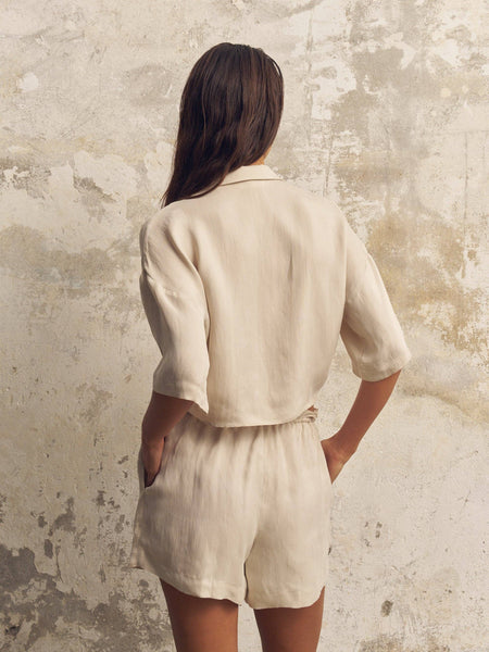 Lucid Flow Tie Shorts - Sand - Bodega Nantucket