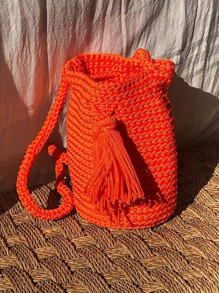 Crossbody Cotton Crochet Bag