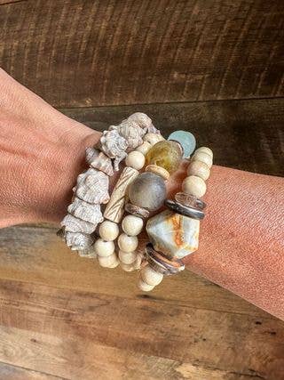Trio Stack Bracelet Set | Earth