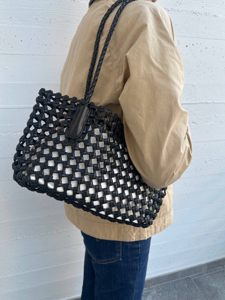 NICOLE PREMIUM - woven leather