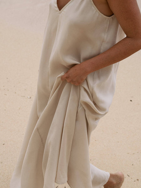 Lucid Flow Maxi Dress - Sand - Bodega Nantucket