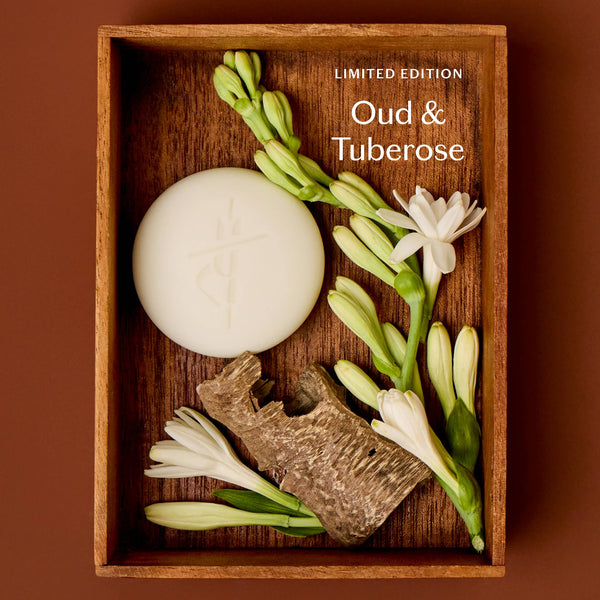 Oud & Tuberose Body Stone | Deep Moisturizing Lotion Bar - Bodega Nantucket