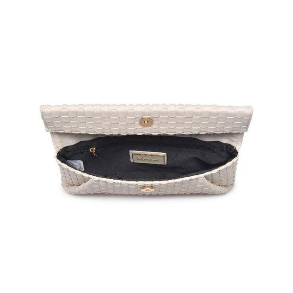 Priscilla Woven Clutch Nude - Bodega Nantucket