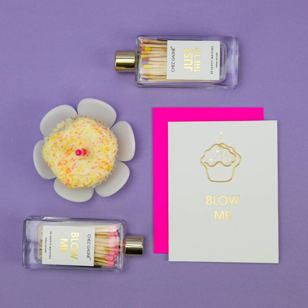 Blow Me - Letterpress Birthday Card - Bodega Nantucket