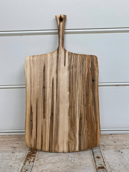 15" AMBROSIA MAPLE SERVING BOARD W/ HANDLE - Bodega Nantucket