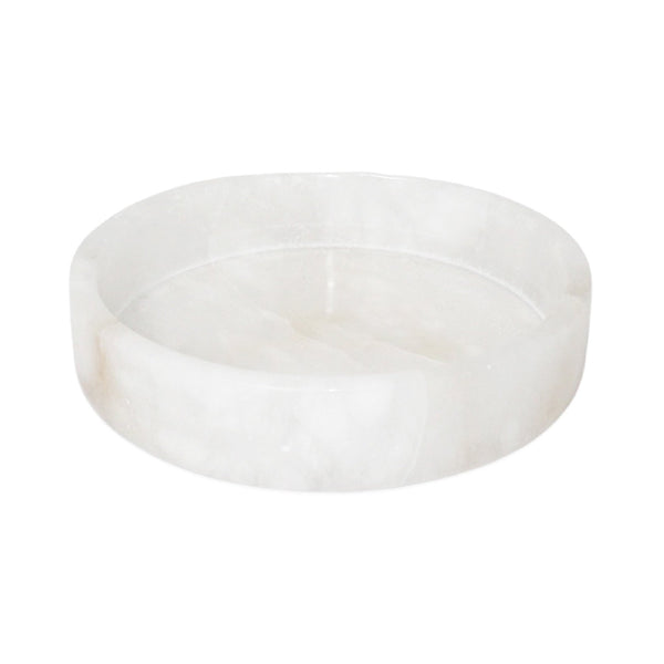 Round Alabaster Tray - Bodega Nantucket