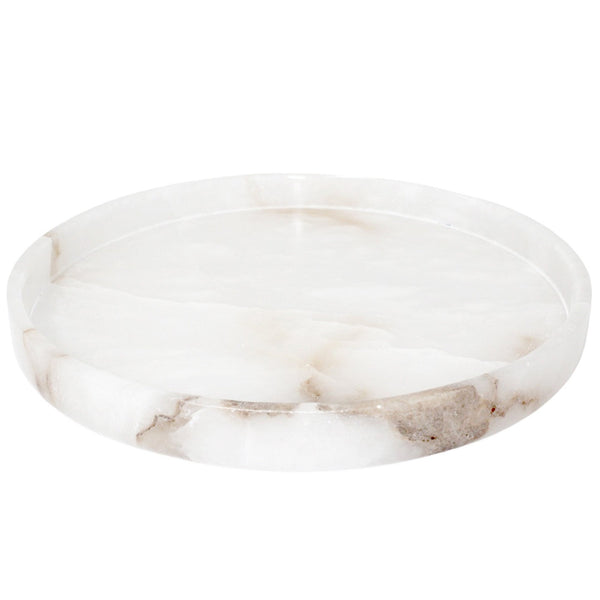 Round Alabaster Tray - Bodega Nantucket