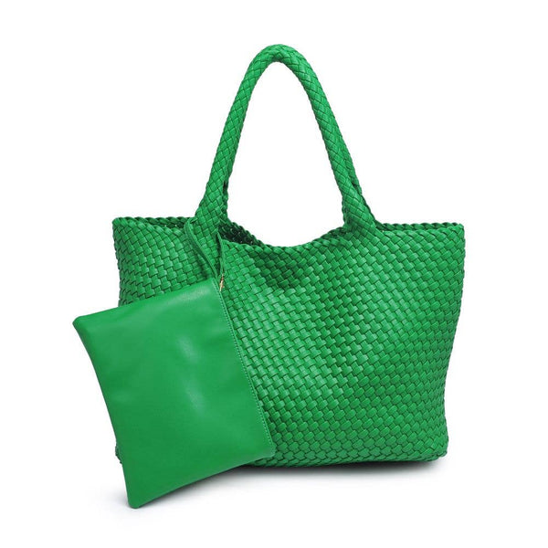 Solana Woven Vegan Leather Tote - Bodega Nantucket