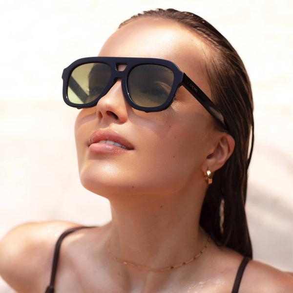 Voyager Acetate Oversized Aviator Sunglasses - Bodega Nantucket