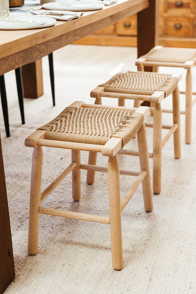 The Danish Cord Bench - Bodega Nantucket