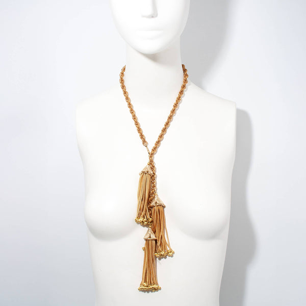 TRIAD TASSEL NECKLACE - Bodega Nantucket