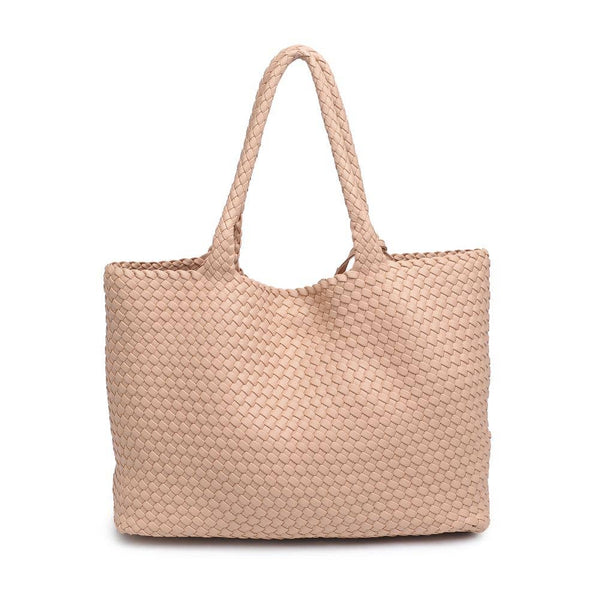 Solana Woven Vegan Leather Tote - Bodega Nantucket