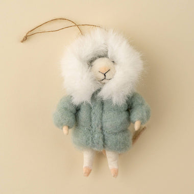 Parka Paulette Mouse Holiday Ornament