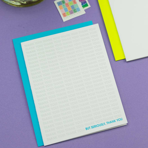 Thank You on Repeat - Thank You Card - Bodega Nantucket