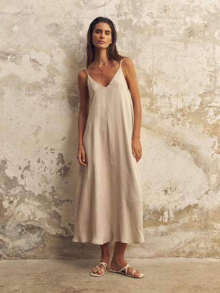 Lucid Flow Maxi Dress - Sand - Bodega Nantucket