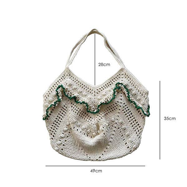 Minimalist Hollow Large Capacity Shoulder Bag 8CW6BBG05
