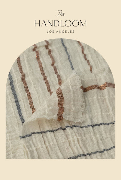 Celia Striped Dress - Natural With Stripes - Bodega Nantucket