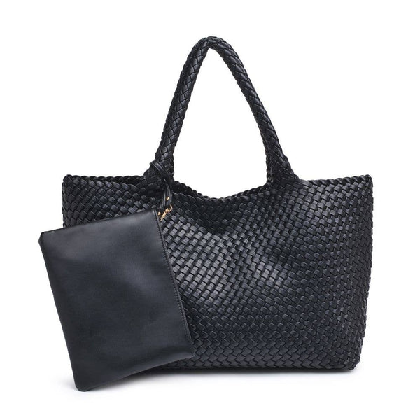 Solana Woven Vegan Leather Tote - Bodega Nantucket