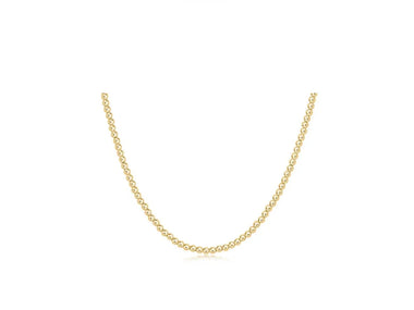 15in Choker Classic Gold 2.5mm Bead - Bodega Nantucket