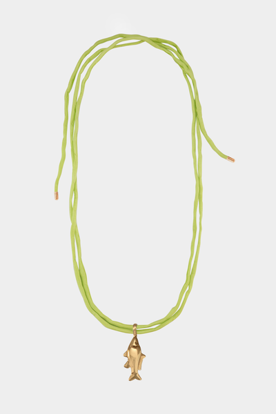 Lucky Fish on Raw Silk