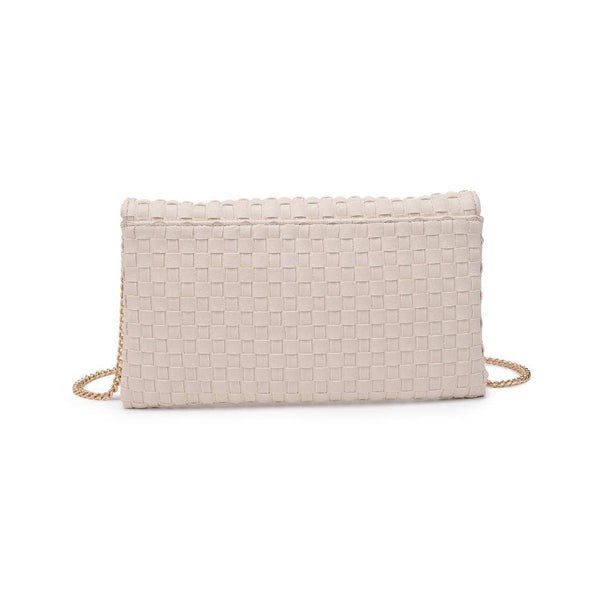 Priscilla Woven Clutch Nude - Bodega Nantucket