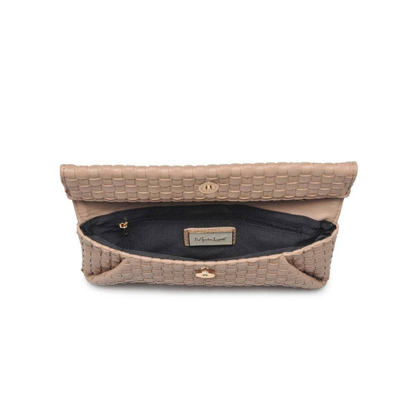 Priscilla Woven Clutch Nude - Bodega Nantucket