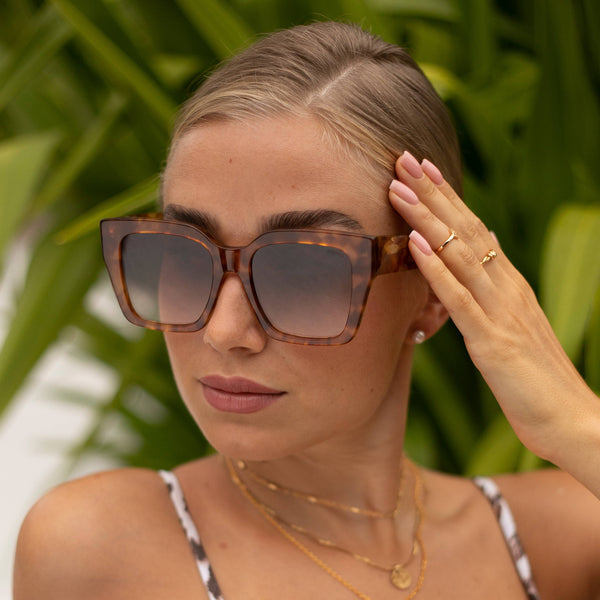 Bon Chic Acetate Oversized Square Sunglasses - Bodega Nantucket