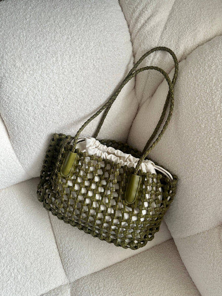 NICOLE PREMIUM - woven leather