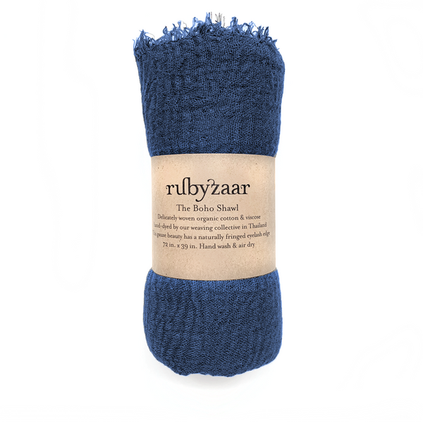 Boho Scarf - Cobalt - Bodega Nantucket