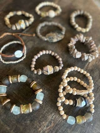 Trio Stack Bracelet Set | Earth